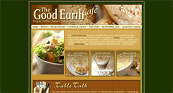 Desktop Screenshot of goodearthcafeofholland.com